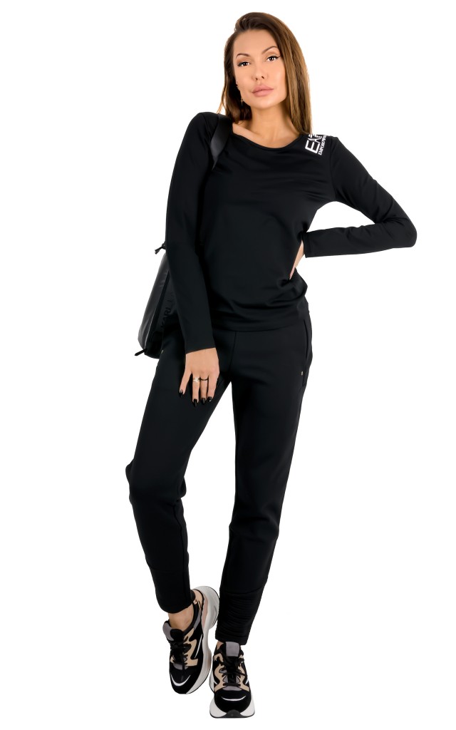 T-shirt Longsleeve Logo EA7 Black