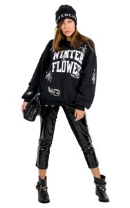 Spodnie Guess Latex Black