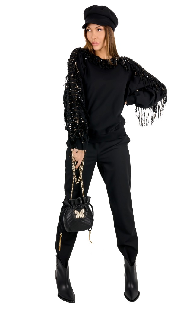 Bluza Transparent Cekiny Twin Set