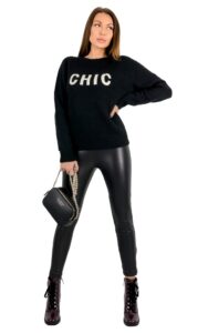 Sweter Chic My Twin Nero