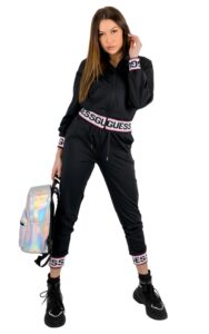 Spodnie Guess Logo Black