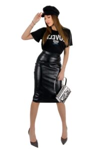 T-shirt Guess Cristals Black