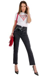 T-shirt Guess Logo Dżety White