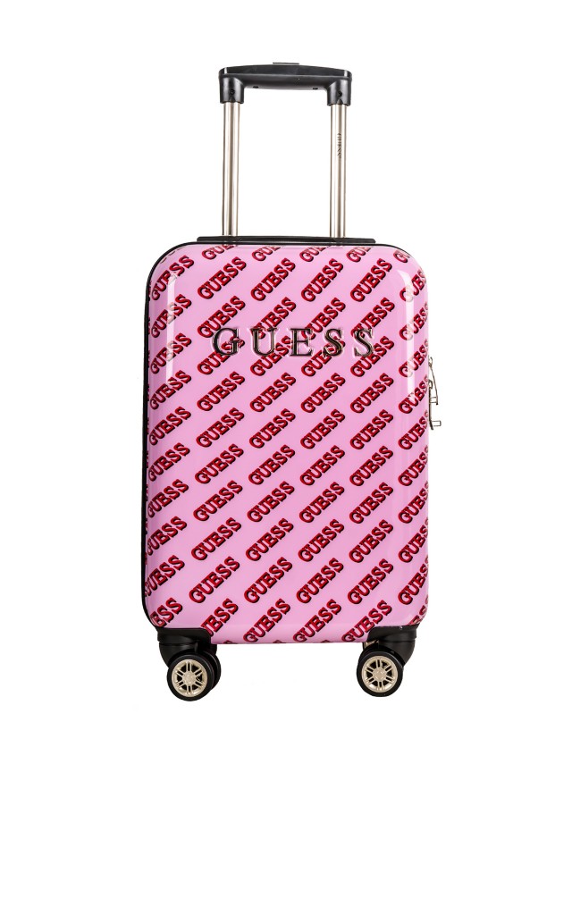 Walizka Guess Haidee Pink Multi