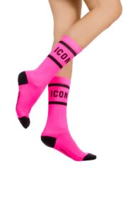 Skarpetki ICON Dsquared2 Neon Pink