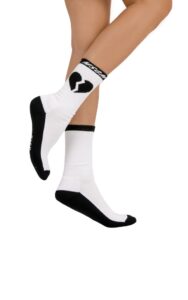 Skarpetki MSGM Heart Black White