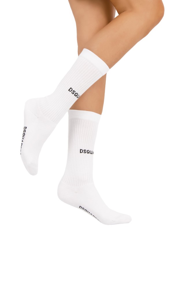 Skarpetki Dsquared2 Logo White