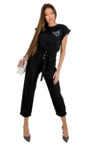 Spodnie Carol 6 Pinko Black