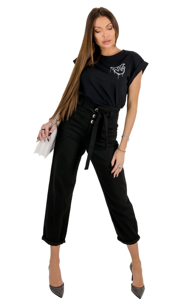 Spodnie Carol 6 Pinko Black