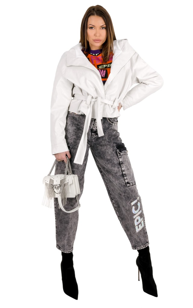 Kurtka Miglio Pinko White