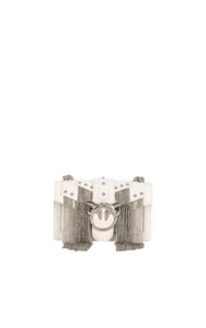 Torebka Love Mini Pinko Grigio Argento