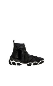 Sneakersy Valentino Logo White Nero
