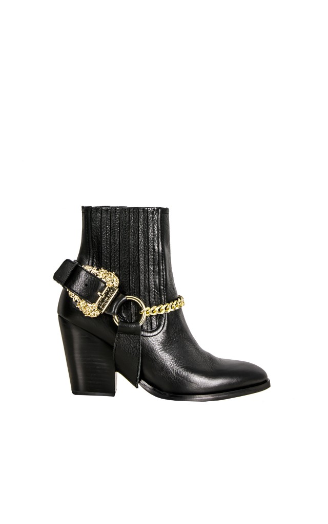 Botki Kowbojki Camperos Versace Nero