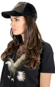 Czapka Baseball Armani Sequins Nero