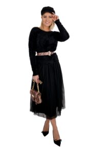 Sweter Soft Maglia Twin Set Nero