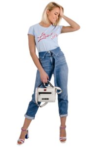 T-shirt Moda Liu Jo Blue Smart