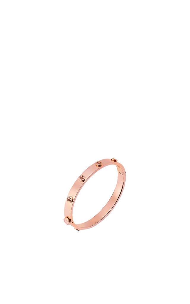 Bransoletka Tory Burch Logo Rose Gold