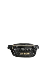 Nerka Logo Moschino Pikowanie Nero