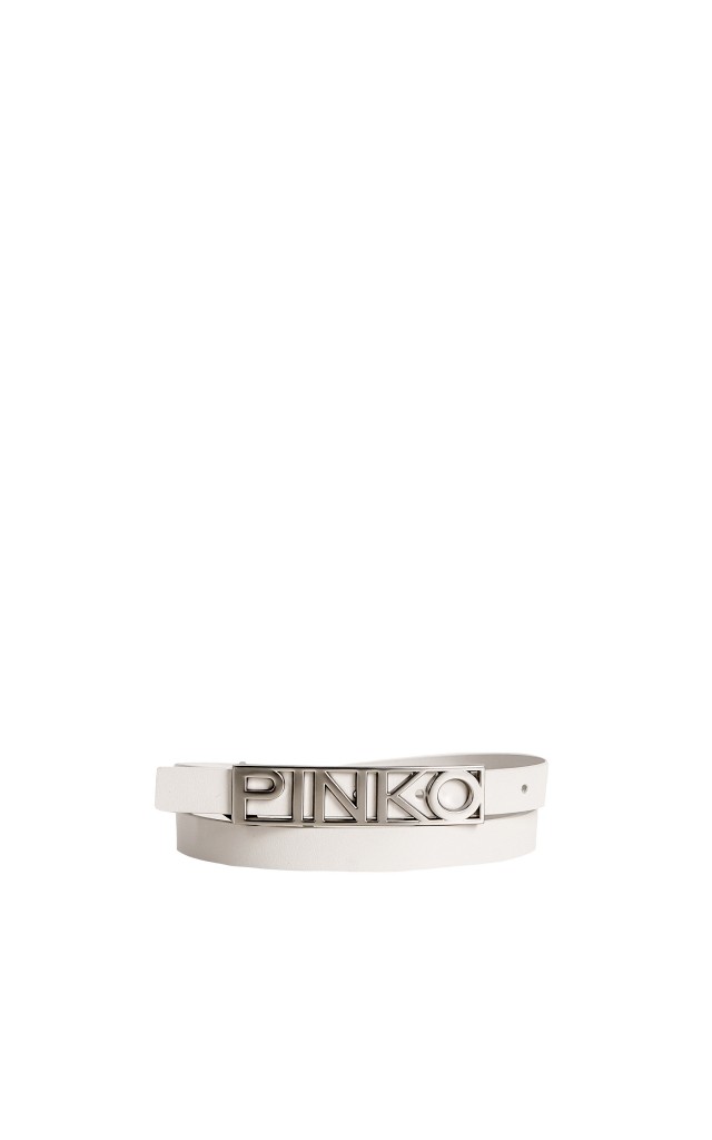 Pasek Caron Pinko White