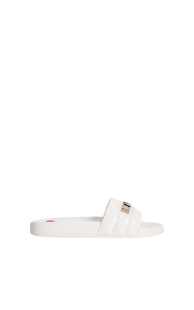 Klapki Vernice Moschino White