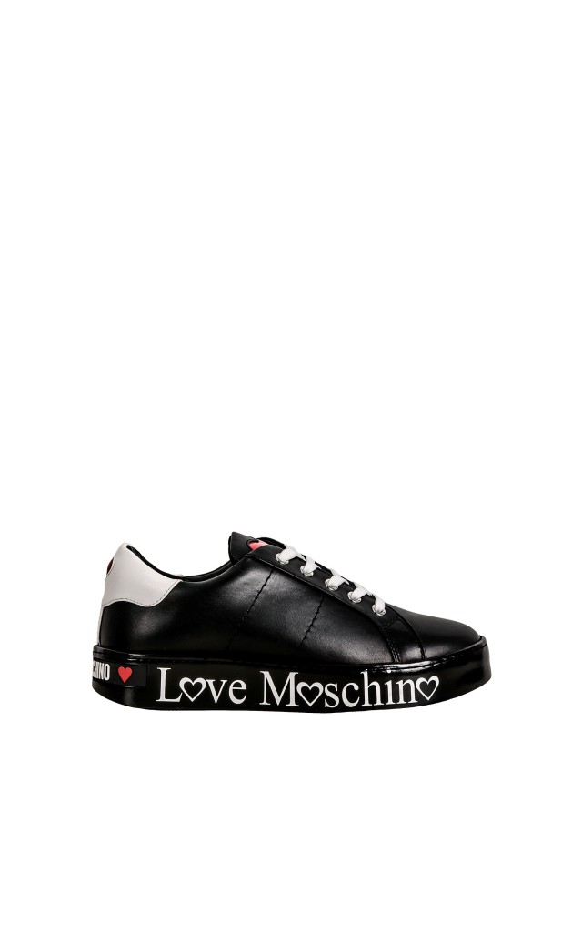 Sneakersy Cassetta Moschino Nero