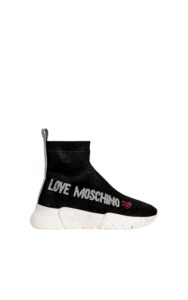 Sneakersy Running Calza Moschino Nero