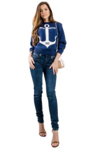 Spodnie Slim Divine Liu Jo Denim Blue