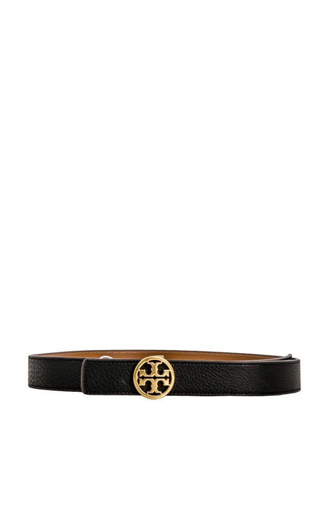 Pasek Reversible Logo Tory Black