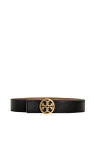 Pasek Reversible Logo Tory Burch Black