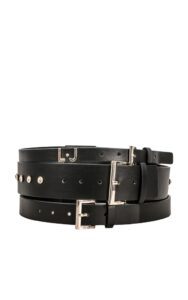 Pasek Bustino Cos Strass Liu Jo Nero