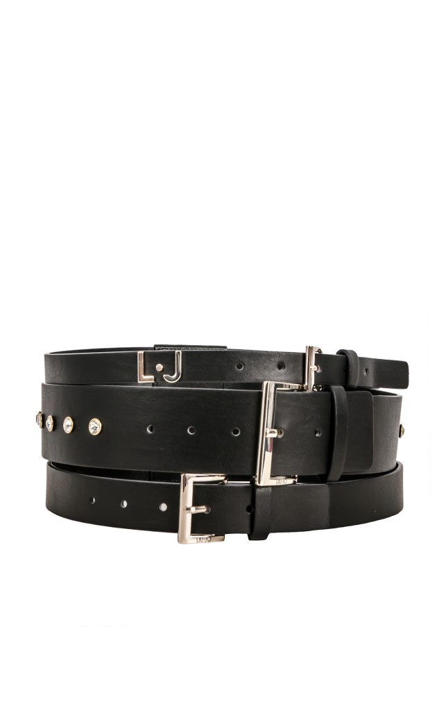 Pasek Bustino Cos Strass Liu Jo Nero