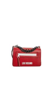 Torebka Moschino Natural Grain Rosso