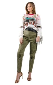 Spodnie Aceto Pinko Green