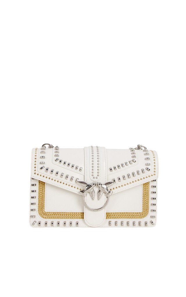 Torebka Love Classic Mix Studs Pinko White