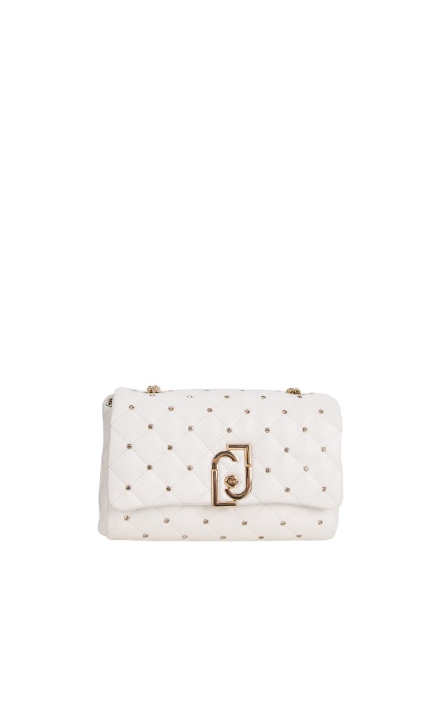 Torebka Quilting Mini Crystal Liu Jo Bianco