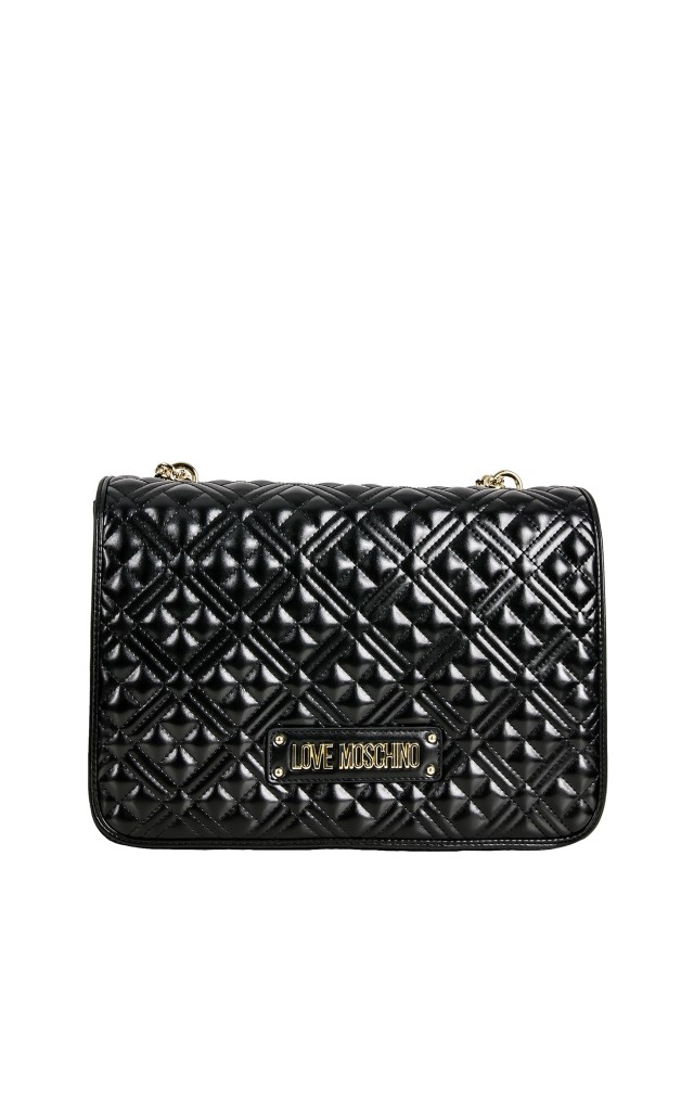Torebka Maxi Moschino Quilted Nero