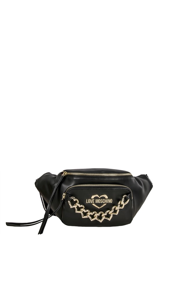Nerka Heart Chain MOSCHINO Nero