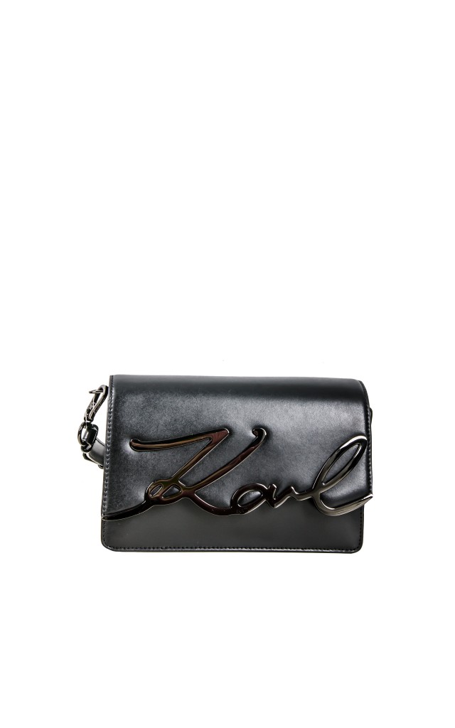 Torebka Crossbody Karl Signature Gun Metal
