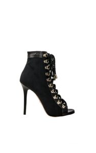 Botki Open Toe Elisabetta Nero