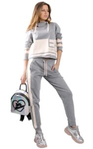 Spodnie EA7 Emporio Armani Medium Grey