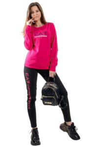 Bluza EA7 Emporio Armani Bright Rose