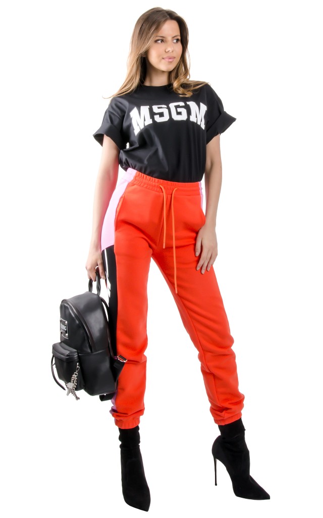 T-shirt Simply MSGM Logo Nero