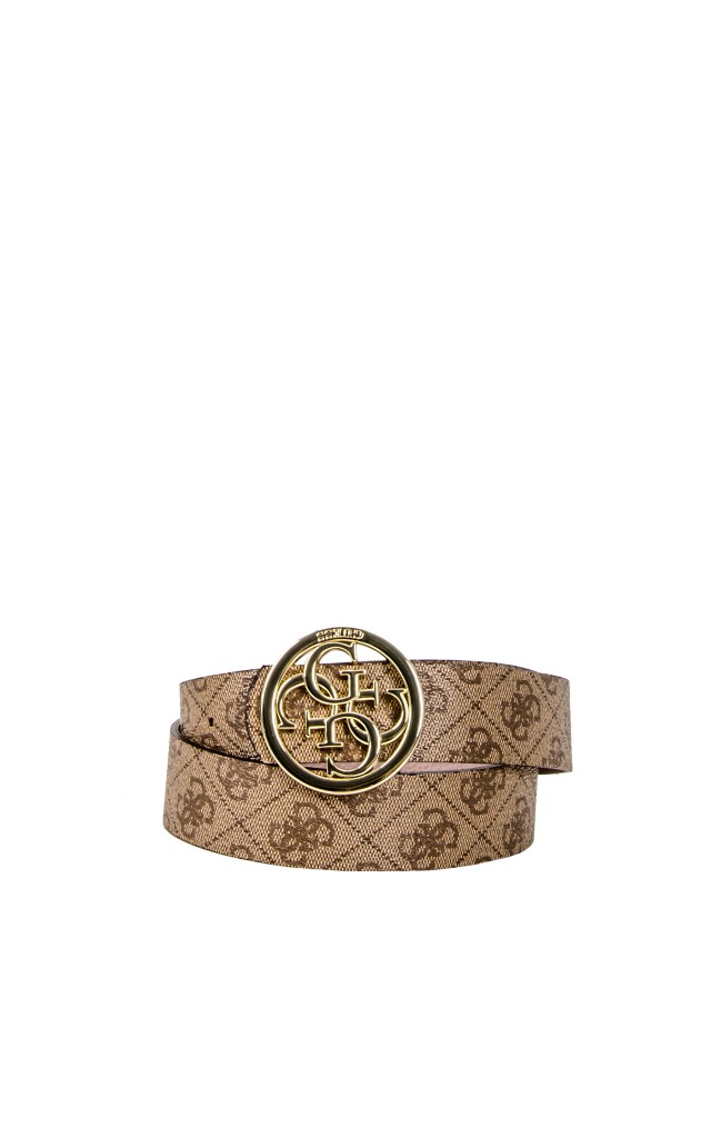 Pasek Dwustronny Sign Guess Logo Brown