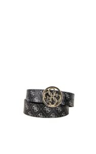 Pasek Dwustronny Guess Logo Black