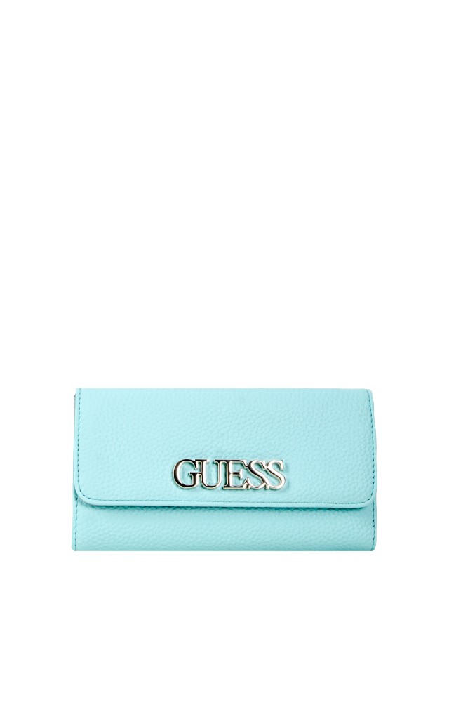 Portfel Guess Grain Logo Turquoise