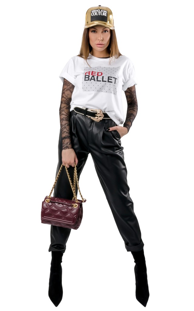 T-shirt Red Ballet Valentino Bianco Ottico