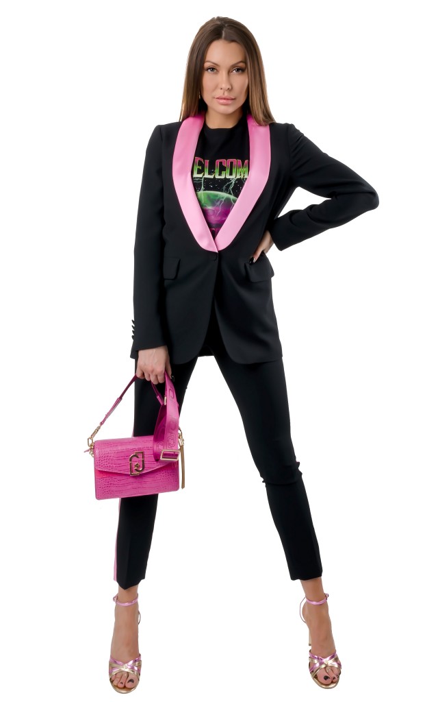 Marynarka Wieczorowa MSGM Nero Rosa