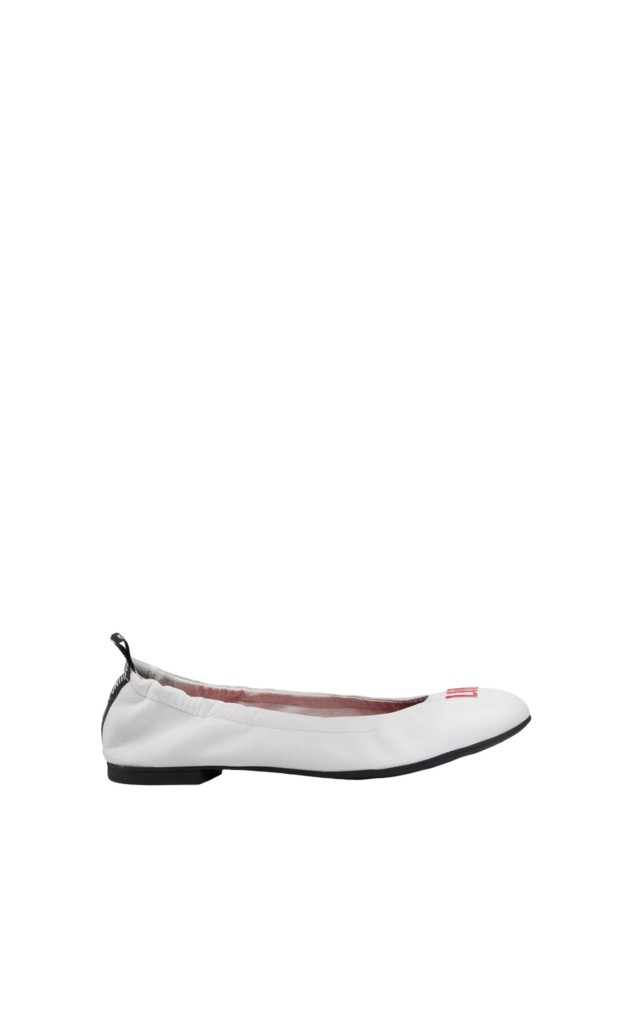 Baleriny Love Moschino Rubber Bianco