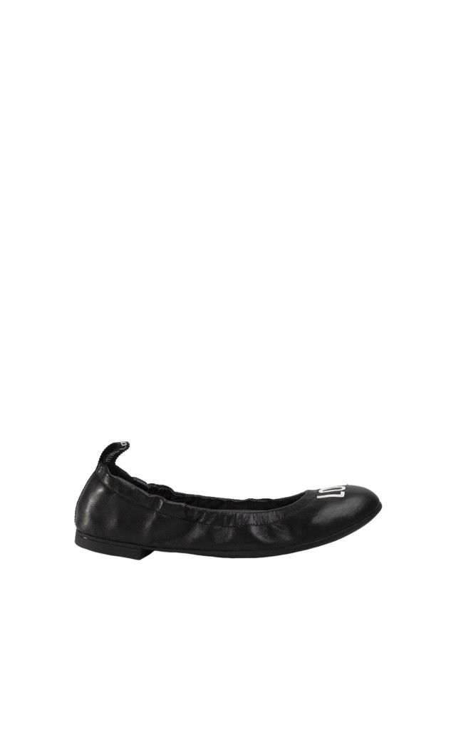 Baleriny Love Moschino Rubber Nero