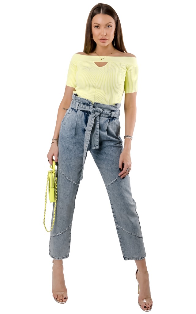 Top Guess Knitwear Light Yellow